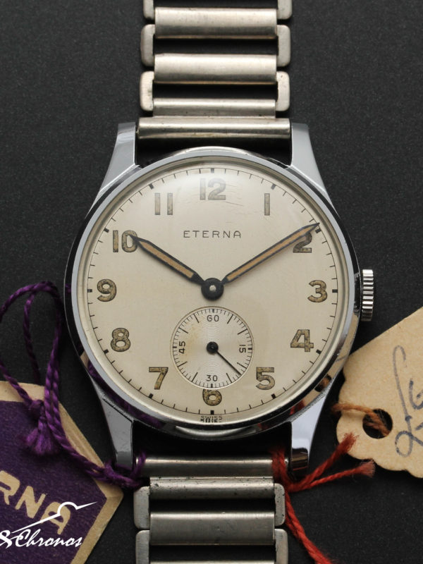 NOS 1940's Eterna Cal 905H Watch with Original Tags